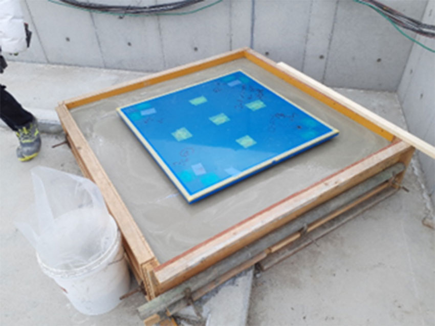 免震装置下注入工事