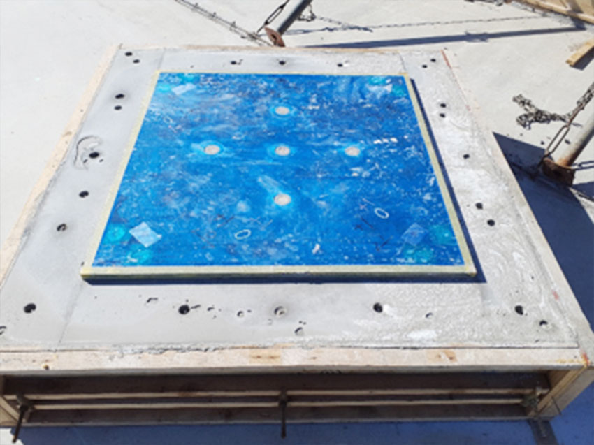 免震装置下注入工事