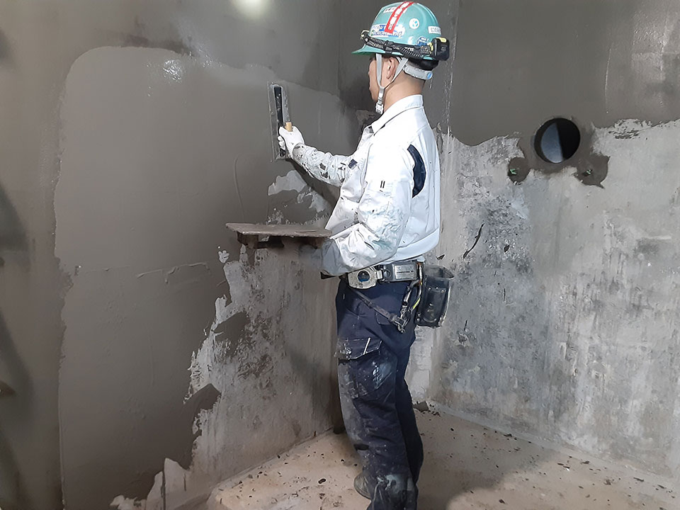 地下水槽防水防食工事