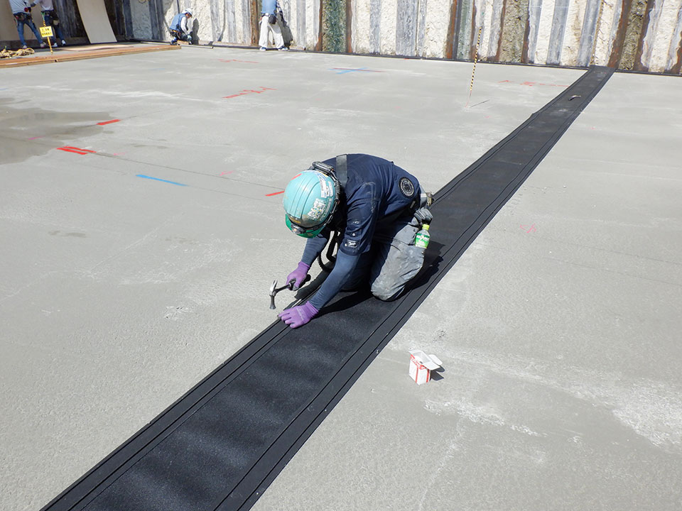 止水板取付工事