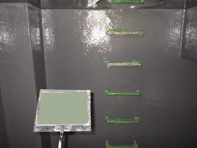 終末処理場貯留槽防食塗装工事